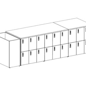 Group Lacasse Locker Plan 1 - 3D